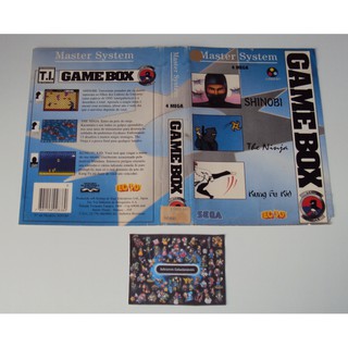 Encarte original Tec Toy - Game Box - Série Lutas - Master System - Usado
