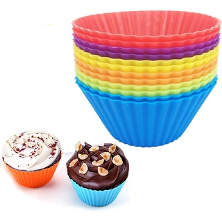 Kit 6 Pecas Mini Forma de silicone para cupcake, bolo, gelatina e mini muffin (2)