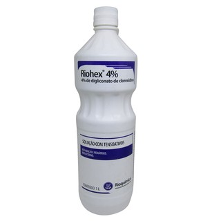 Riohex 4% C/ Tensoativo 1000 ML - Rioquímica