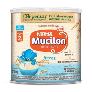Mucilon Cereal Infantil Arroz 400g Lata