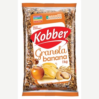 Granola Banana e Mel Kobber 1kg