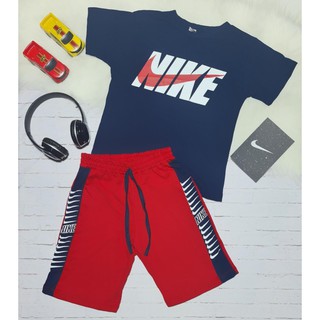 Conjunto Infantil Masculino Nike, Camisa + Bermuda