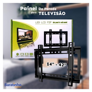 Suporte De Parede Painel Para Tv Monitor LCD 14" a 42" Preto (1)