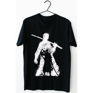 Camiseta One Piece Zoro 100% algodão Anime