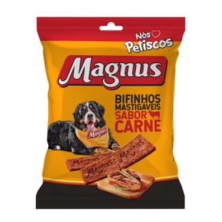 Bifinho Petisco Magnus 500g sabor Carne - Petisco para cachorros Pet