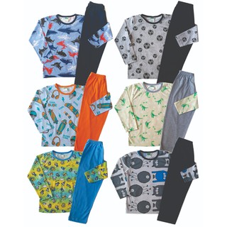 kit 4 Pijama Infantil menina ou menino Juvenil longo de frio Atacado INVERNO 1 ao 14 (2)