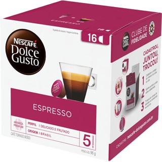 Nescafé Dolce Gusto Espresso 16 Unid. Promoção