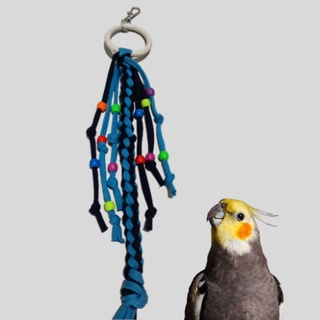 Brinquedo pet calopsita periquito agapornis canário Brinquedo de corda cod0