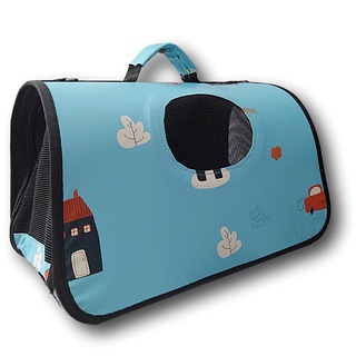 Bolsa Pet Passeio Transporte De Viagem Pet Bag Caixa Animais Desmontável Segura Higiênica Fácil de Guardar rf16