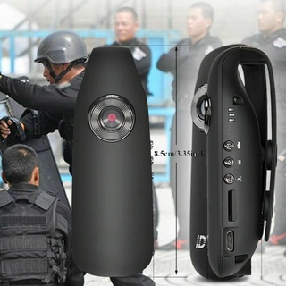 Mini Câmera Filmadora Esportiva Da Polícia HD 1080p 130 ° Espia O Corpo