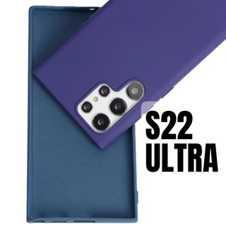 Capa Silicone Aveludada Galaxy S22 Ultra Samsung Silicone Case Flexível Diversas Cores