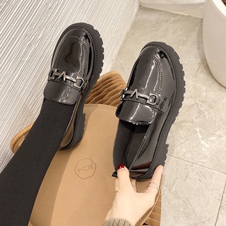 ✈⊙✆Estilo britânico pequeno sapatos de couro feminino primavera novo japonês jk uniforme sapatos versão coreana preta da