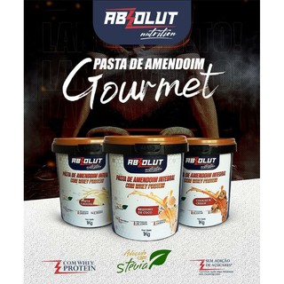 Kit 3 pastas de amendoim Gourmet 500gr. - Absolut Nutrition