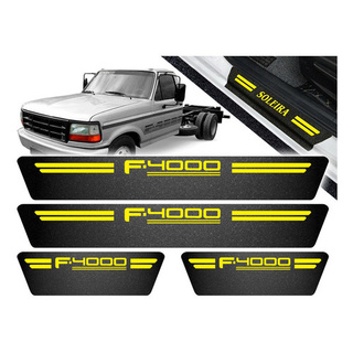 Protetor Soleira De Porta Amarela P/ Ford F 4000 (1)