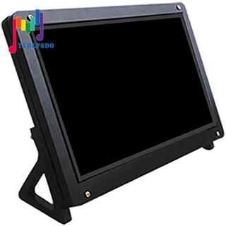 7 Polegada Display Monitor LCD Caso Titular Suporte Para Raspberry Pi 3 Acrílico Habitação Preto