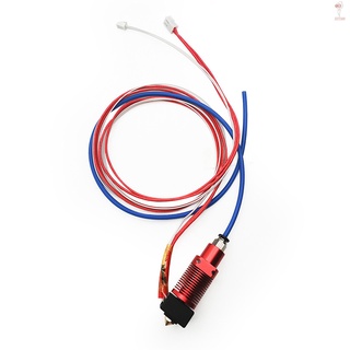24V Assembled Extruder Hot End Kit 0.4mm Nozzle Heating Block Silicone Cover Compatible with Creality CR-10S Pro 3D Printer