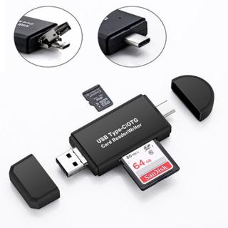 Leitor De Cartão OTG 3 Em 1 Tipo C micro USB 2.0 TF SD De Alta Velocidade (1)