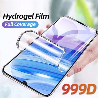 Película De Hidrogel Flexível 999d Transparente Para Realme 7 6 5 3 Pro 7i 6i 5i C17 C15 C12 C11 C3 XT