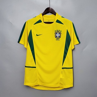 2002 Camisa De Futebol Brasil Retro