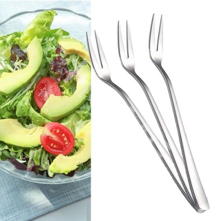 1 Pieces Stainless Steel West Tableware Fruit Fork Sign Small Fork Cake Dessert Fruit Fork Kitchen Accessory