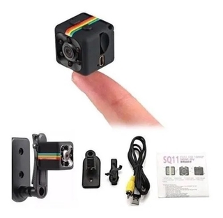 Mini Micro Câmera Filmadora Espiã Noturna Sq11 Full Hd 1080p (1)