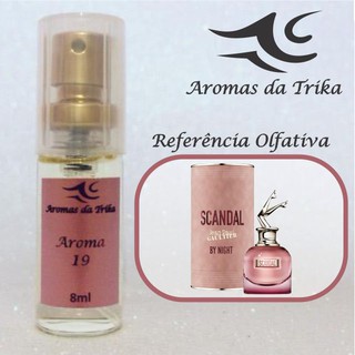 Perfume Aromas da Trika 19 versão bolsa e bolso 8ml Feminino