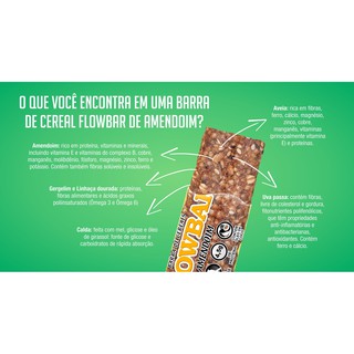 Barra de Cereais Nuts Flowbar Amendoim 30g - Caixa com 20 Unidades (4)