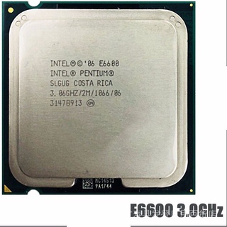 Segundo-Hand Oferta Especial Limitada ★ Processador CPU Dual-Core Intel Pentium E6600 3.06 GHz , 2M , 65W , 1066 , LGA 775