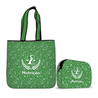 Kit Bolsa Tiracolo + Necessaire - ISOPRENE - Nutrição Verde