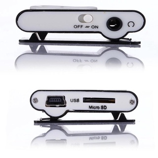 Mini Clip Metal MP3 Player Esporte Música Suporte Digital TF Card MP3 USB 2.0 (2)