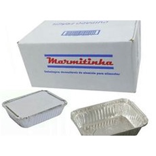 Bandeja de aluminio M90 Marmitinha 220ml c/100 Unidades