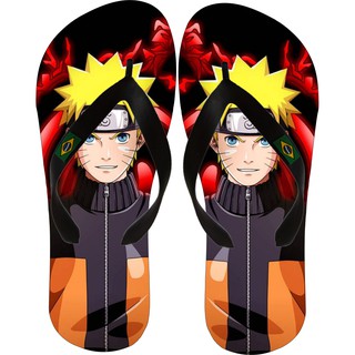 Chinelo Naruto Akatsuki Sandália Personalizada Naruto Infantil e adulto