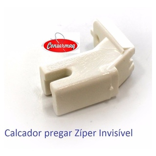 Calcador Sapata Pregar Zíper Invisível Maquina Costura Dom. (3)