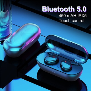 Y30 Fone De Ouvido Intra-Auricular Esportivo Sem Fio Bluetooth 5.0 Touch Adequado Para Sistema Android ios