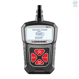 Oop Konnwei Kw310 Leitor De Código De Automóvel Universal Scanner De Carro Profissional Ferramenta De Verificação De Diagnóstico Do Veículo
