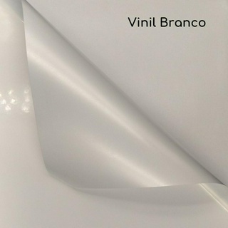 Vinil Adesivo Branco Brilhoso 135g (Jato de Tinta) c/ 10 fls A4