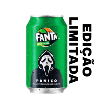 Refrigerante Fanta Guaraná Lata 350ml Edição Limitada Tema: Filme Pânico 5