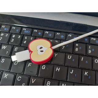 Protetor de Cabo/Carregador USB Para Celular Desenho Animado Cartoon Cable Bite Frutas (9)