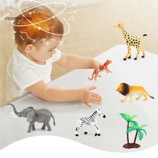 (In stock) Miniature Animal Smooth Surface Anti-fall Lightweight Wild Jungle Animals Models for Children