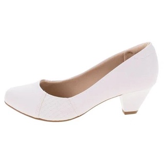 Sapato Scarpin Modare Branco Enfermagem Ultra Conforto 7005647