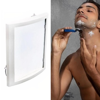 Espelho para Banheiro Box com Ventosa Para Fazer a Barba Portátil