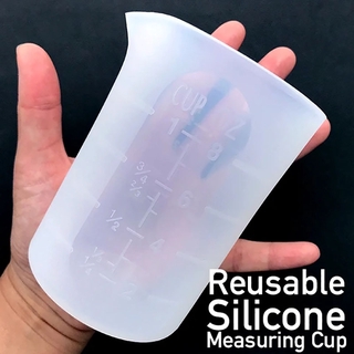 Copo De Medição De Silicone Lavável E Reutilizável 250ml / Copo De Resina Epóxi