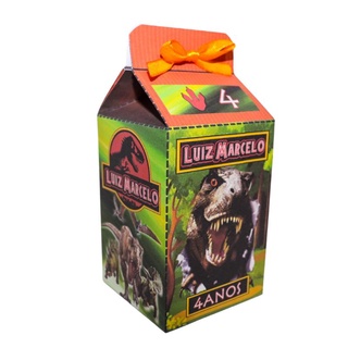 Caixa Milk Dinossauro personalizada