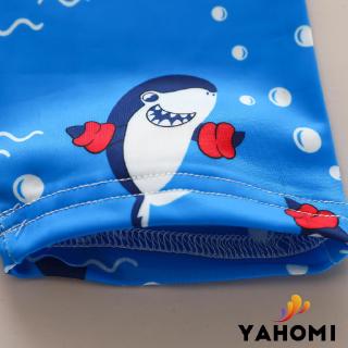 Yaho Roupa De Banho Infantil Masculina/Maiô De Proteção Solar Com Desenho De Tubarão 3D Para Verão (7)