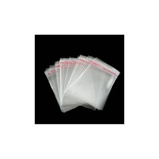 100 Saco Adesivado 5x5 / Saquinhos transparente / Joias / Bijuterias / Roupas / Presente