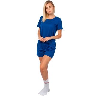 Conjunto Pijama Short Dolll Básico Part.B Azul