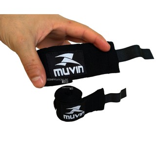 Kit Bandagem Atadura Elástica 5 Metros + Protetor Bucal Muay Thai Boxe (3)