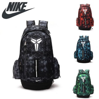 Nike Kobe Black Mamba Backpack Large Capacity Male and Female Student School Bag Campus Basketball Bag Sports