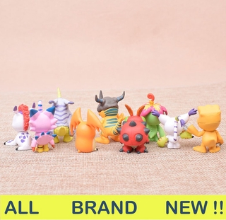 9 Pçs / Set Anime Figura De Ação Brinquedos Digital Digimon Agumon Gerymon Digital Caráter Pvc Figura Modelo Brinquedos (6)
