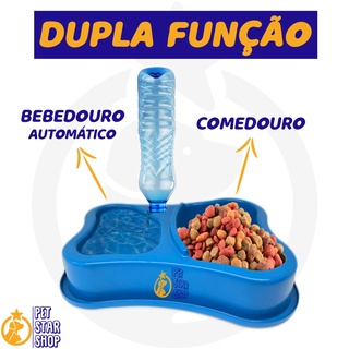 Comedouro Duplo Anti Formiga Pet Bebedouro Sup. Garrafa Super Promoção (2)